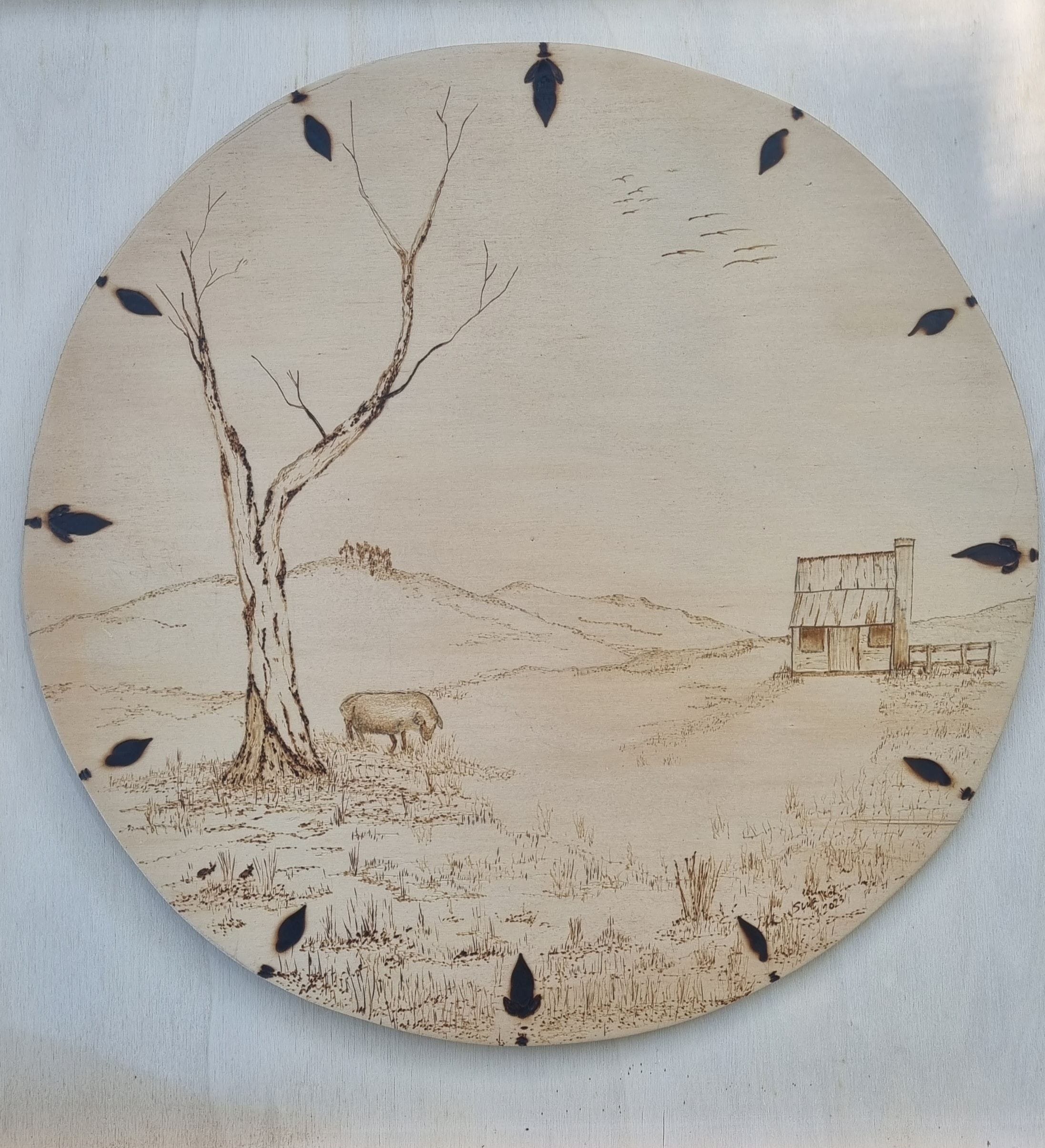 32 MM diameter clock face